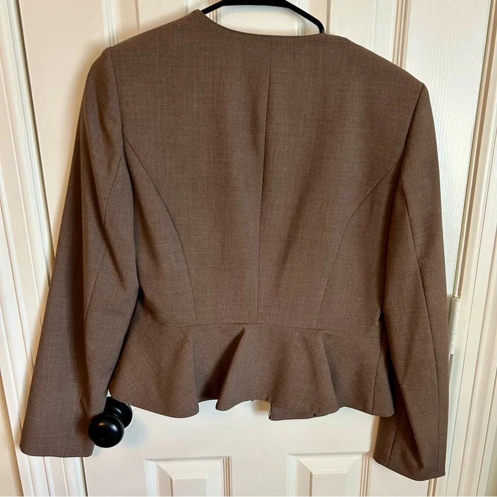 Calvin Klein Brown Women's Business Blazer - Picture 4 of 4